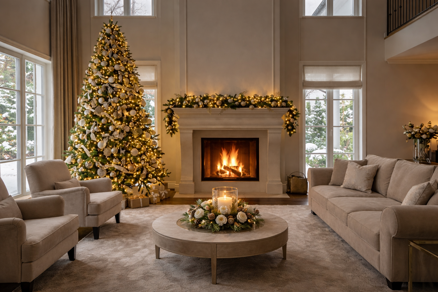 Świąteczna dekoracja wnętrza